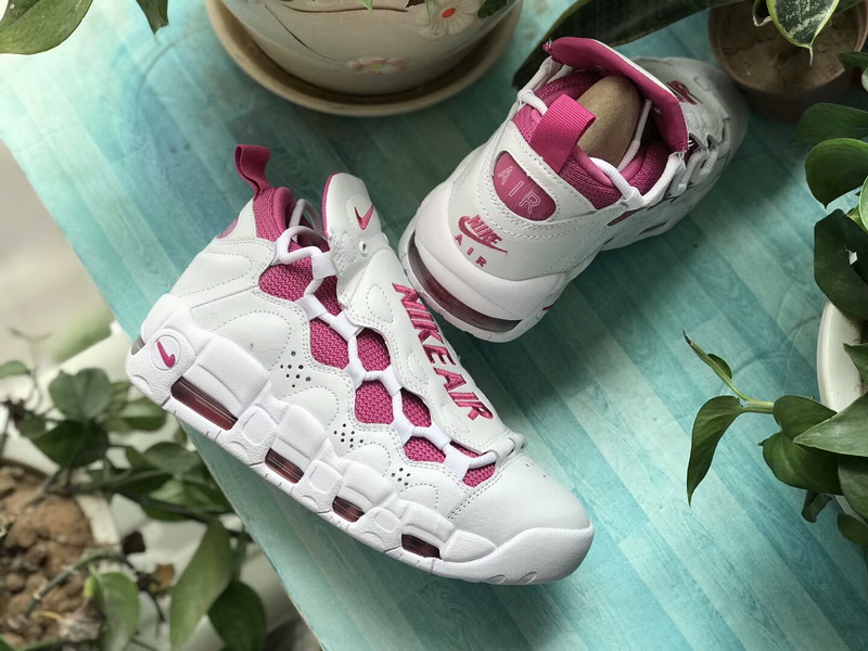 Authentic Nike Air More Moeny white&pink women